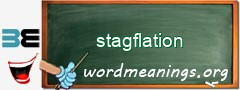 WordMeaning blackboard for stagflation